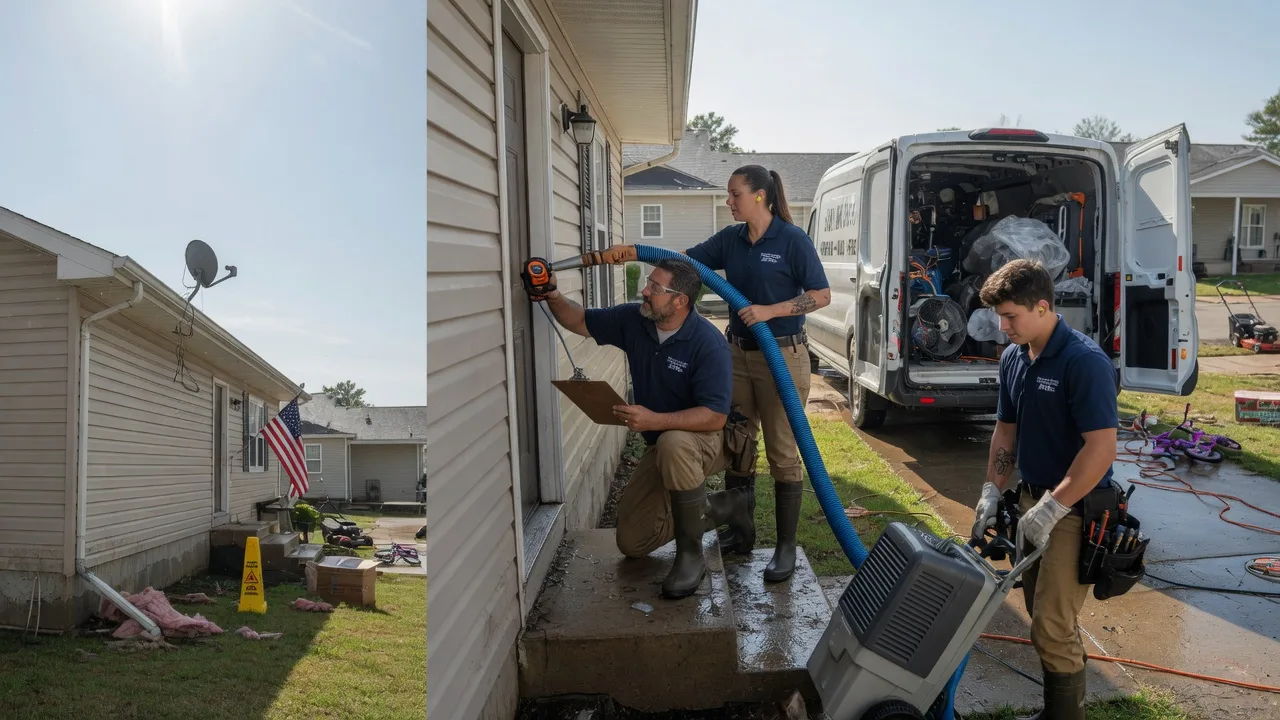 Ceiling Water Damage Restoration in Cuba, KS near me